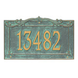 Signature Series 1-Line Wall Address Plaque