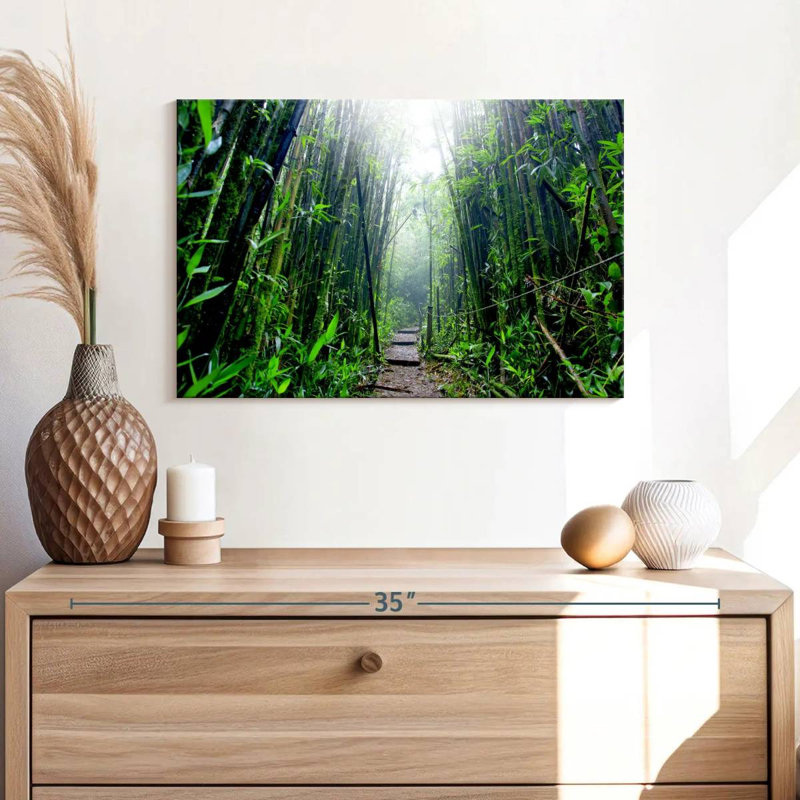 Alvord Ascension Island Bamboo Forest, 16" H x 24" W