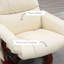 Fauteuil inclinable avec repose-pieds, fauteuil inclinable électrique en similicuir avec 10 points de vibration et 5 modes de massage, fauteuil inclinable avec base pivotante en bois, télécommande et poche latérale, gris-154235311