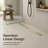 FlowCore 36" Brushed Gold linear grid drain-126309767