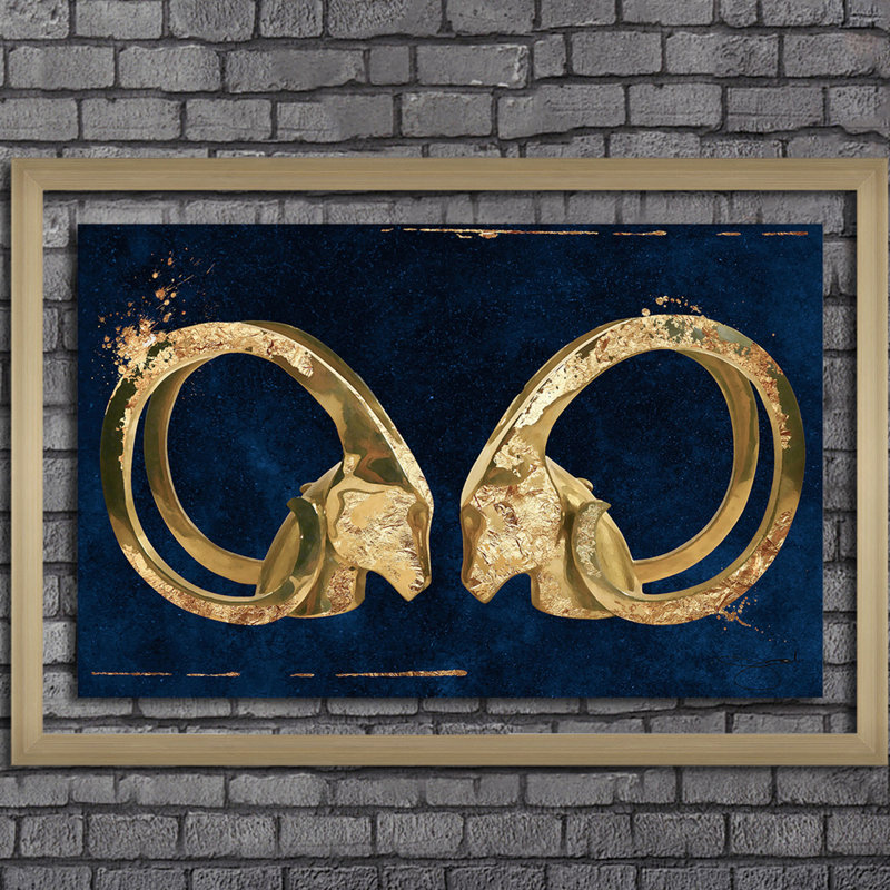«Eye to Eye 4», impression, H 21,5 po x l 27,5 po x P 0,75 po, Encadrement champagne, Tapis transparent