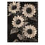 Midnight Sunflowers Beauty - Art mural en bois tournesols - sur bois de pin naturel-908044791
