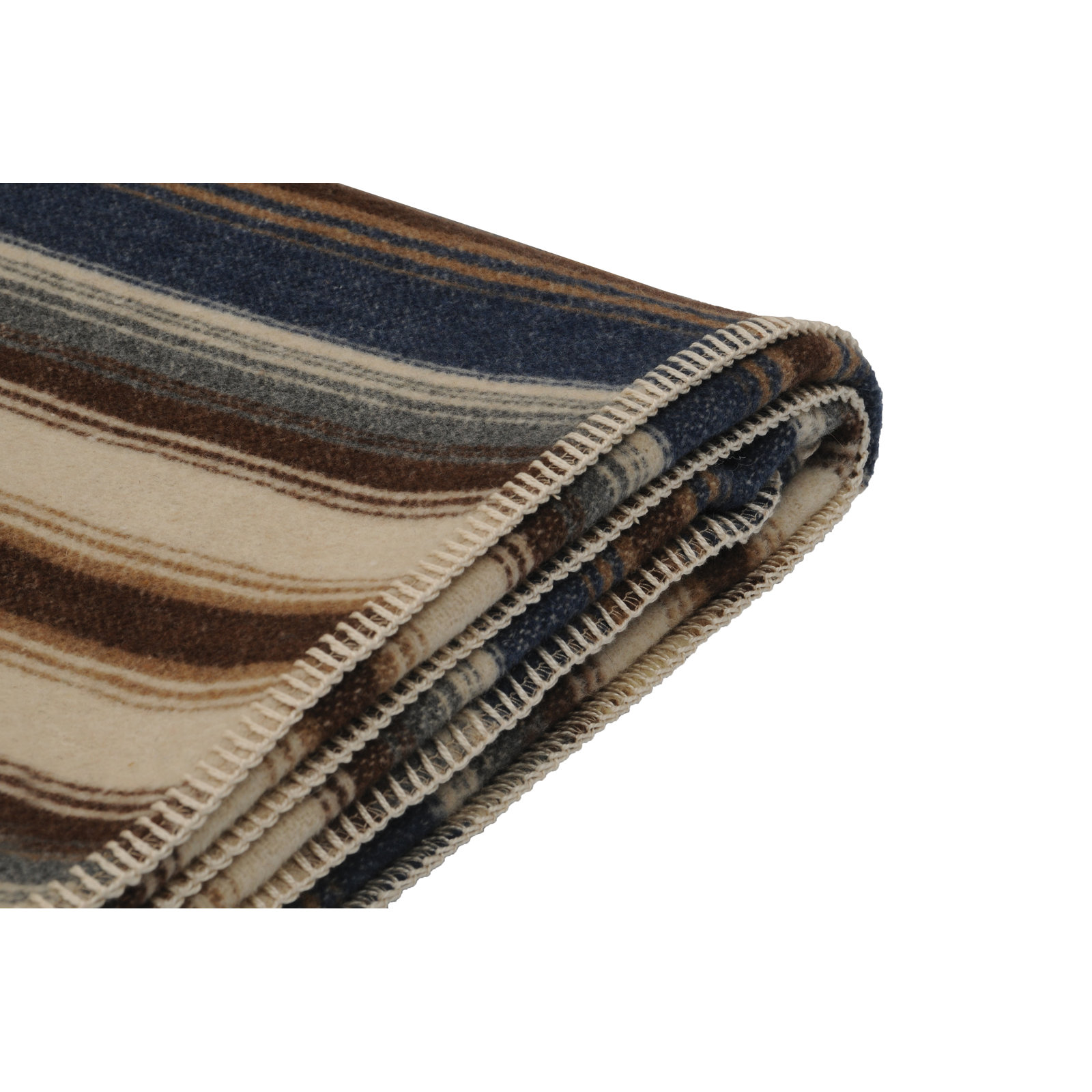 Wooded River Cadillac Ranch Wool Throw Blanket