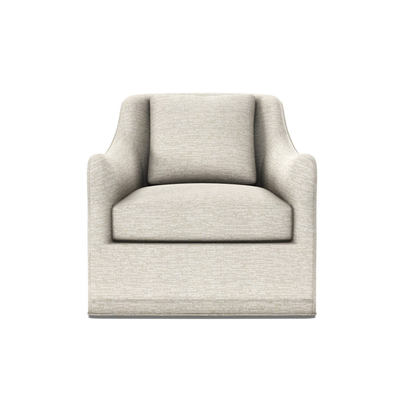 Arcadia Sculpted Arm Swivel Glider, Wild Dunes Chamois