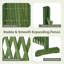Clôture d'intimité en bois extensible de 2 ensembles, conception à largeur flexible pour grimpeur à lierre rose, barrière d'entrée multi-usages pour animaux de compagnie-129739912