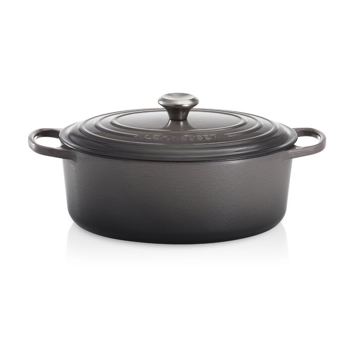 Le Creuset Enameled Cast Iron Oval Dutch Oven with Lid & Reviews ...