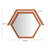 Codero Velvet Prism Wall Mirror-1640055100
