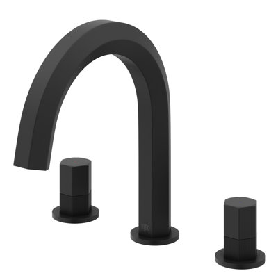 Hart 9" H Two Handle Widespread Bathroom Faucet 