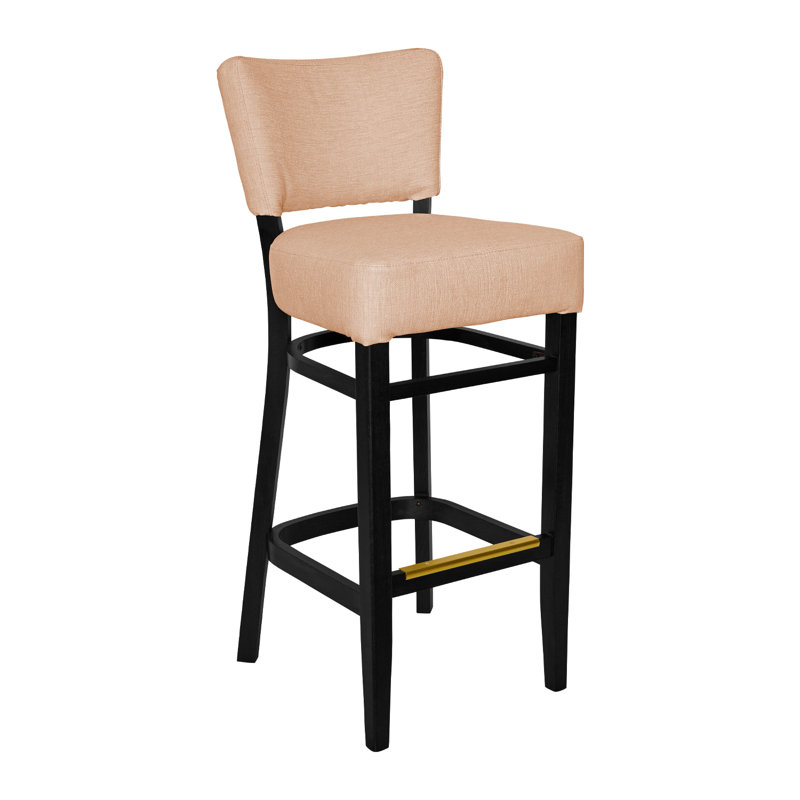 Tabouret de bar Madison, Beige, Noir, noir, noir, noir