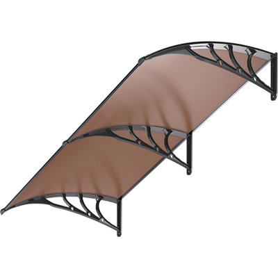 Polycarbonate Doors and Windows Awning Block the Rain Snow