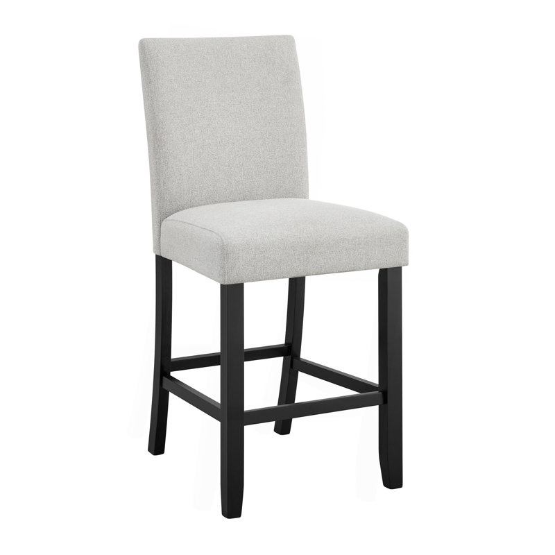 Ensemble de 2 chaises de salle à manger rembourrées en tissu Transitional