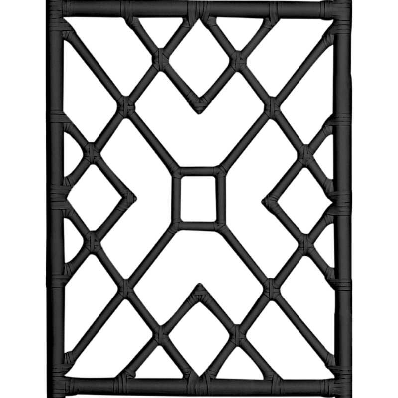 Camden Open-Frame Headboard, King, Black