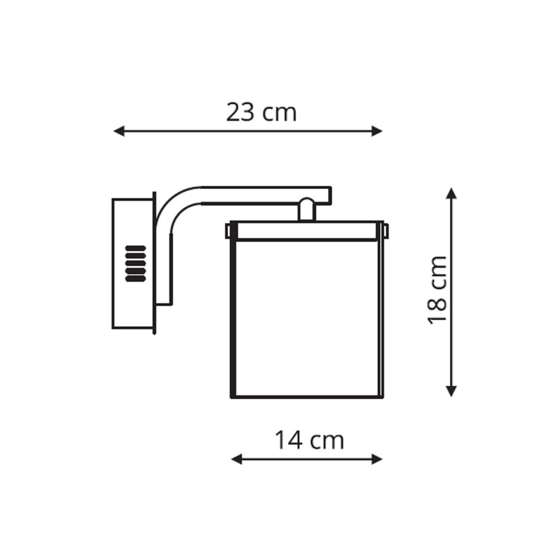LED Armed Sconce