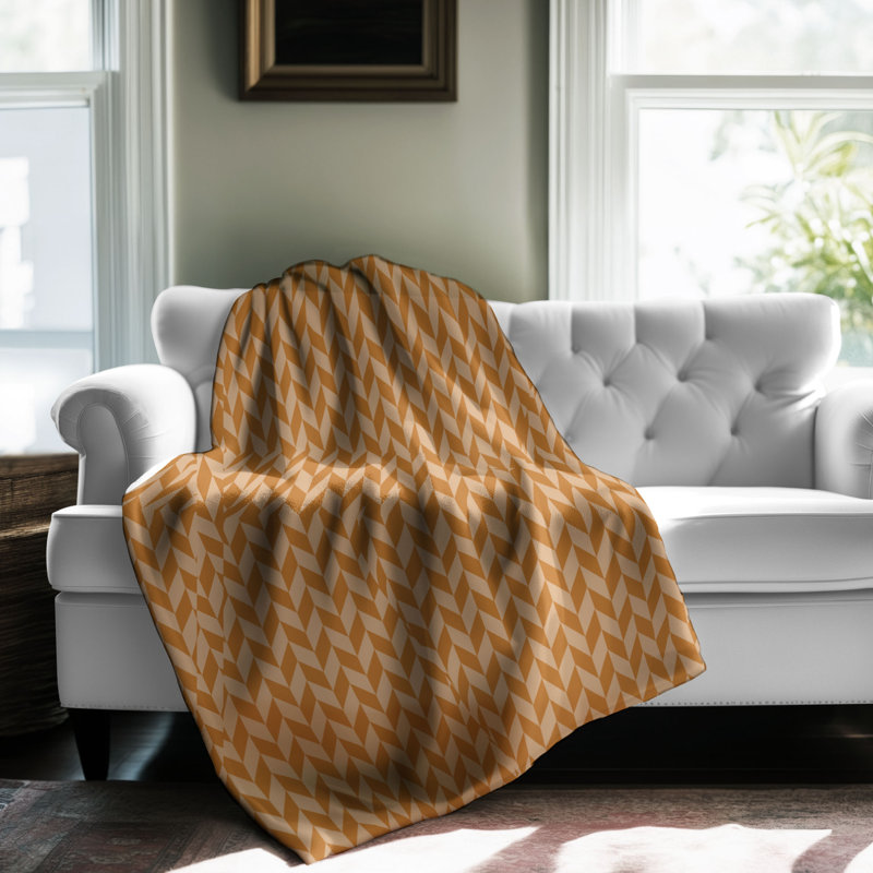 Feuillage d'automne - couverture Sherpa de qualité supérieure 1 pièce, Grand lit