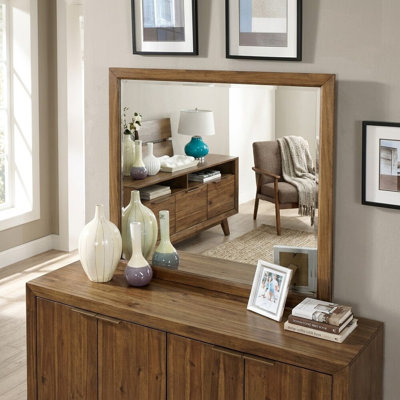Pin récupéré Wako de 42 po X P 37 po Miroir H Cottage