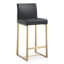 Upholstered Counter Stool with Metal Frame-2082654162-2082654166