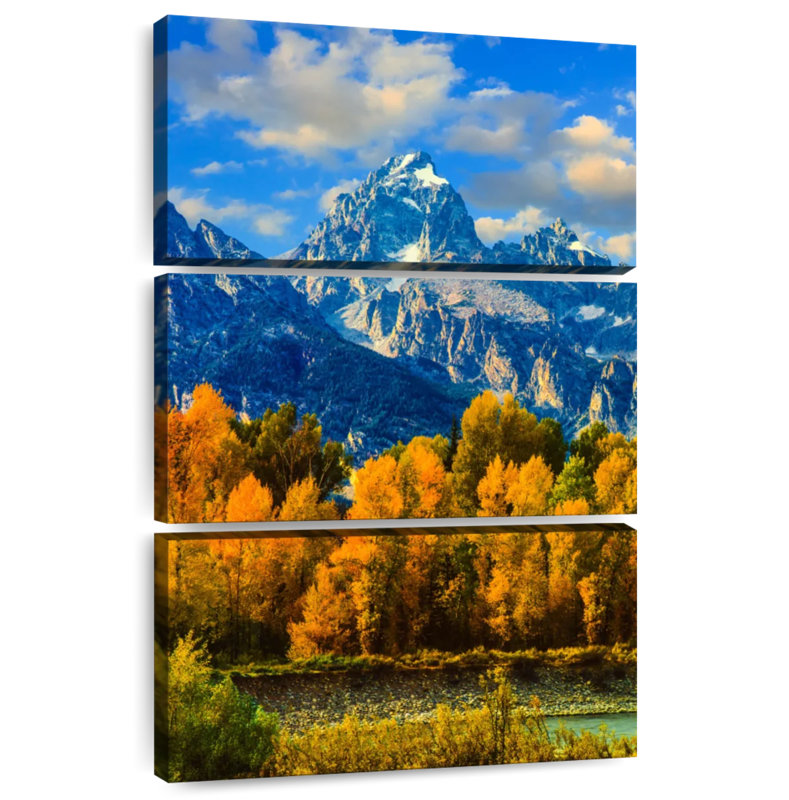 Alvord Autumn In Grand Teton I, H 32 po x l 20 po