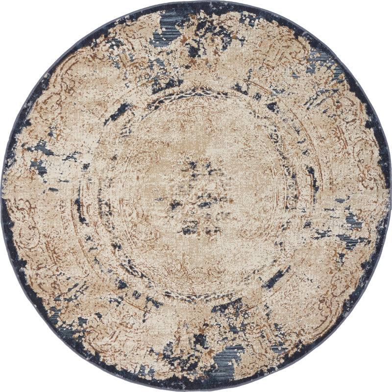 Crisoforo Oriental Indoor Rug, Round 4'1"