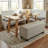 Barlett Linen Blend Upholstered Storage Bench