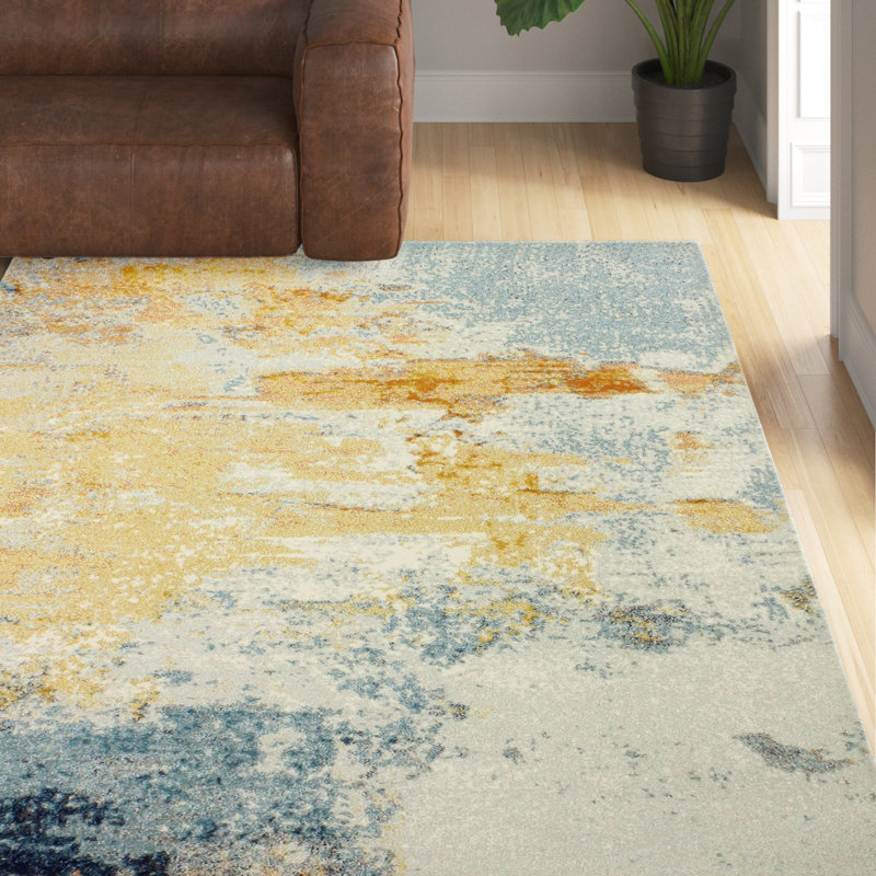 Carmanor Abstract Area Rug, Rectangle 107 x 168cm