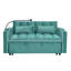 Canapé-lit convertible en velours convertible pour petit espace, salon-1896384475