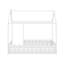 Lit simple en bois avec clôture-1174449013