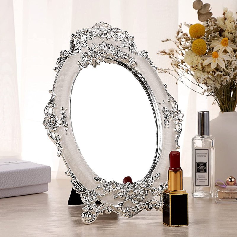 Miroir d'appoint Hoehne, Argent
