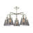 Cone 5 Light Stem Hung Chandelier-205346553-205346530