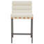 Macibella Channel Tufted Boucle Counter Stool-569614448