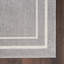 Tapis intérieur / extérieur gris tissé à la machine Aseneth-1291835240