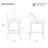 27'' Modern Counter Stools With Metal Frame-1163857684