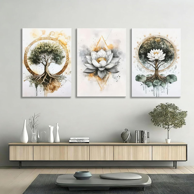 3 Piece Wrapped Canvas Print