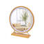 Miroir de plancher rond en métal Omaque