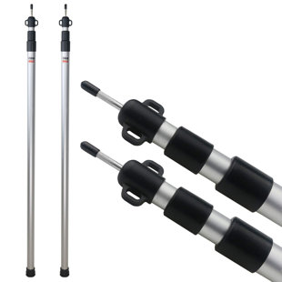 2 Pcs Adjustable Tarp Poles