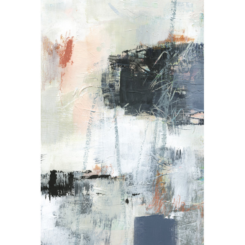 Dunbar I by Victoria Barnes - Painting on Canvas, 122 cm H x 81 cm W, Black Floater Framed