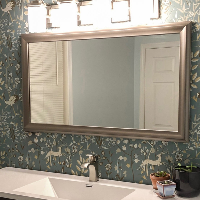 Miroir Woodford Wood, 20 po x 24 po, Étain