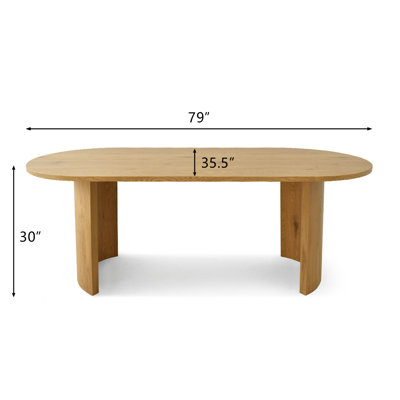 Audna 79" Oval Dining Table