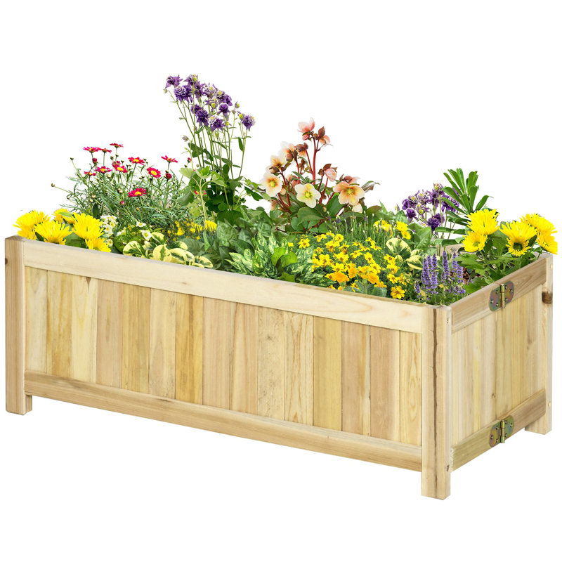 Pot à fleurs surélevé pliable 27,5 "x 11,75" Gilyard