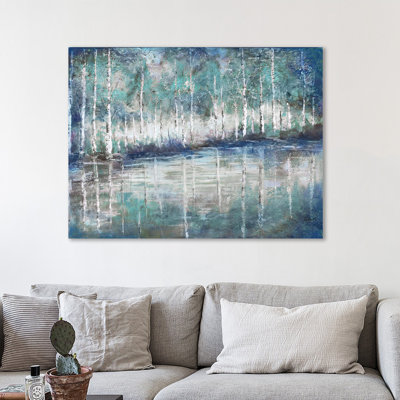 Aspen Pond by Tre Sorelle Studios - Wrapped Canvas Print