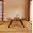 Petra Round Walnut Wood Coffee Table, Mid-Century Modern-738871027