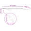 VidaXL 500cm W x 300cm D Fabric Cover Retractable Door / Window Awning