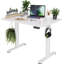 Bureau debout électrique à hauteur ajustable avec crochets-2136483649-2131005440