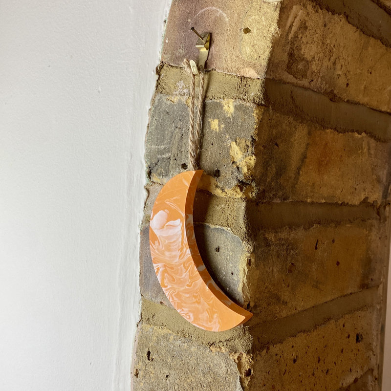 Moon Wall Hanging, Orange