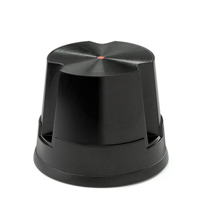 Short Black 1-Step Stool