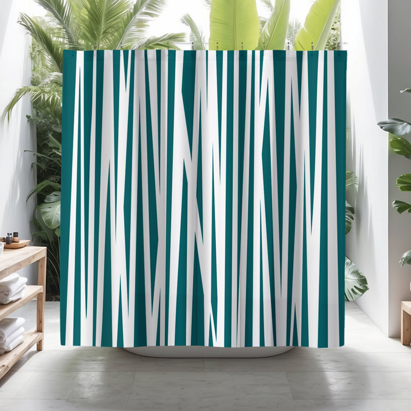 Coco Shower Curtain, Emerald