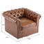 Fauteuil club pivotant Chesterfield