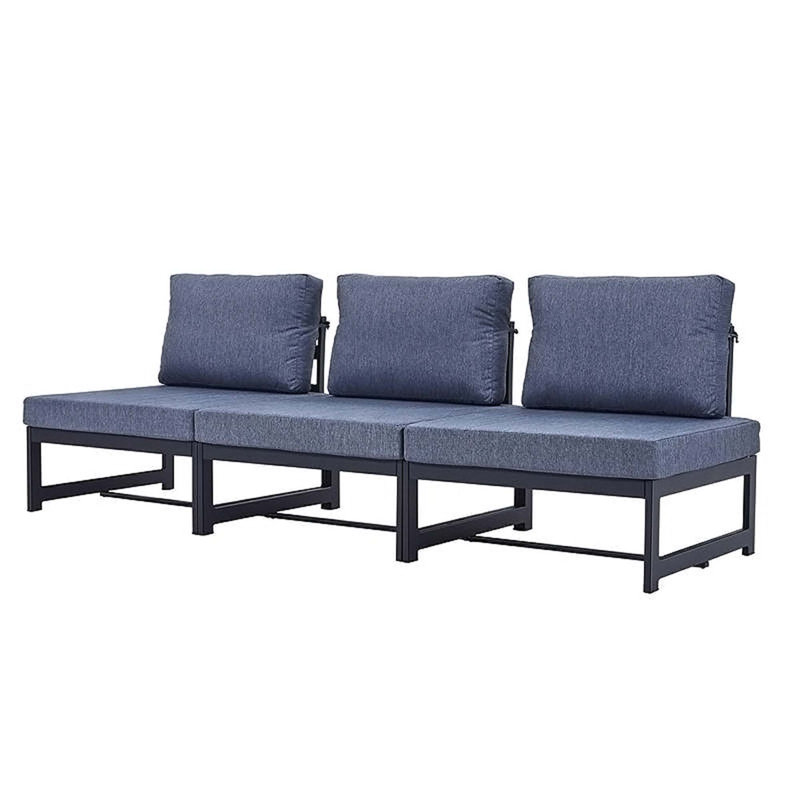 Canapé polyvalent résistant aux intempéries avec un design peu encombrant pour la détente