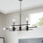 Brixham 8 - Light Dimmable Sputnik Modern Linear Chandelier