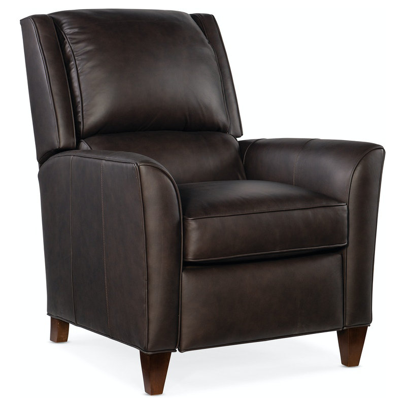 Roswell Recliner, Outsider Raven Genuine Leather, New Classiques, Manual