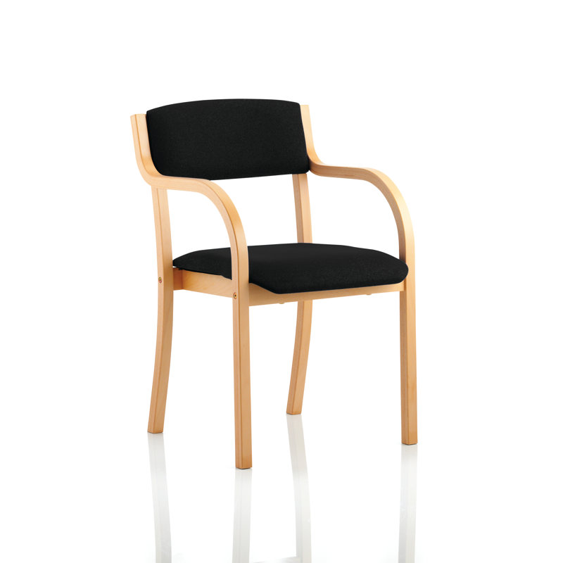Seville Waiting Room Chair, Black